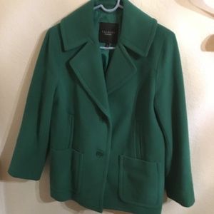 Green Wool Talbots Coat